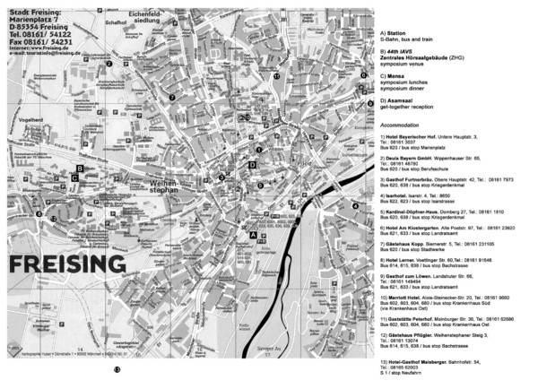Freising City Map
