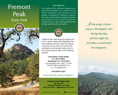 Fremont Peak State Park Map