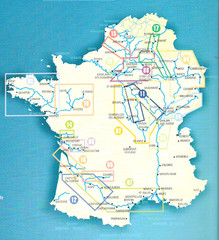 French Canals Map