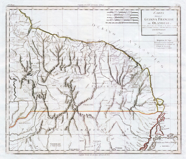 French Guiana 1824 Map