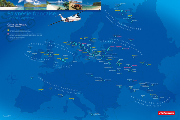 French Polynesia Map