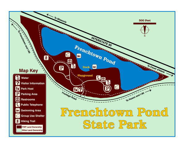 Frenchtown Pond State Park Map