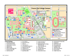 Fresno City College Campus Map