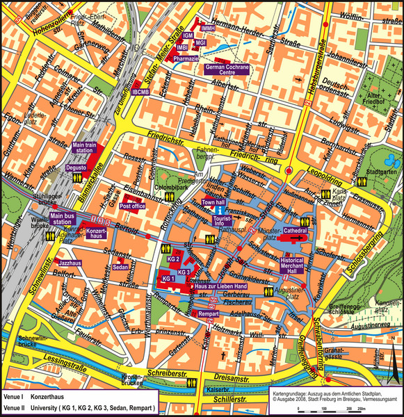 Frieburg Tourist Map