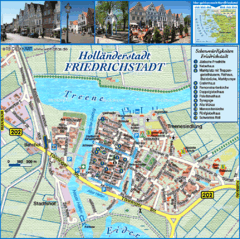 Friedrichstadt Tourist Map Friedrichstadt Tourist Map
