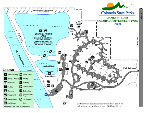 Fruita Area State Park Map