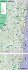 Ft. Lauderdale, Florida City Map