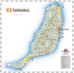Fuerteventura Island Map