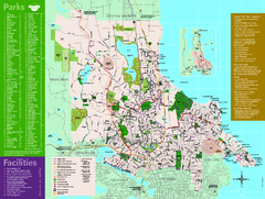 Full Map of Saanich Parks & Trails 2012