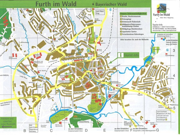 Furth Tourist Map