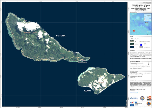 Futuna and Alofi Satellite Map - Futuna Island • mappery