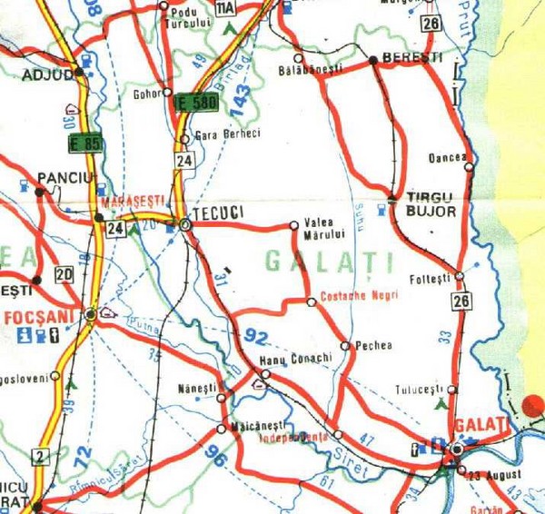Galati Map