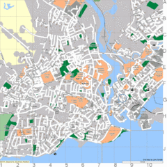 Galway, Ireland Tourist Map