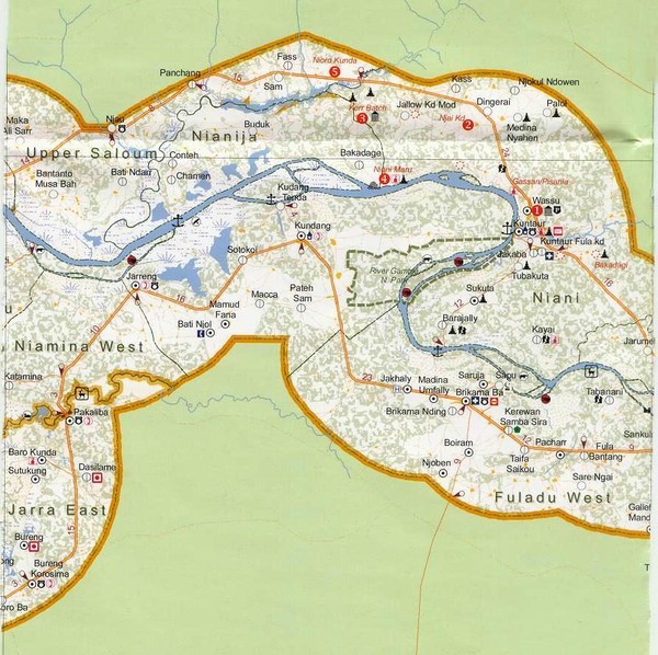 Gambia 4 Map