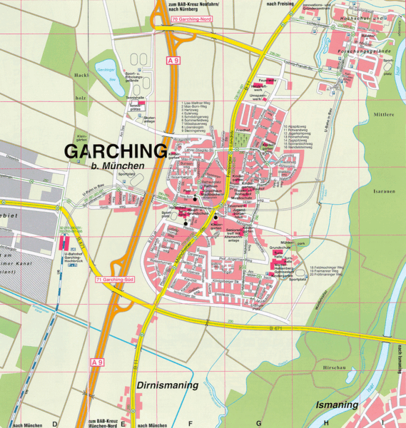 Garching bei München Map