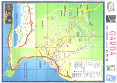 Garda region and centro Map
