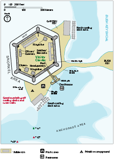 Garden Key Dry Tortugas National Park Map