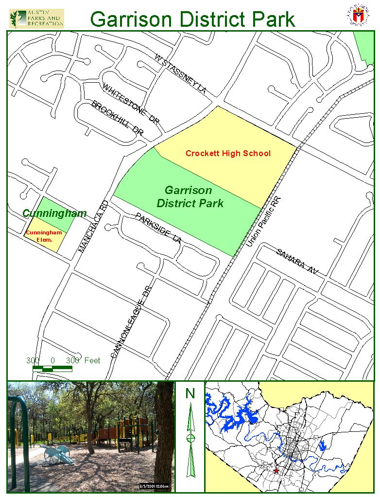Garrison District Park Map 6001 Manchaca Rd Austin • mappery
