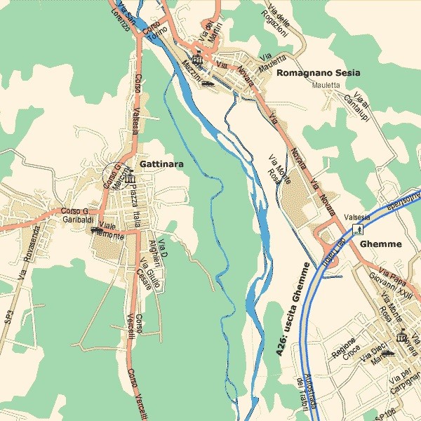 Gattinara Map