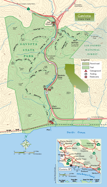 Gaviota State Park Zoom Map