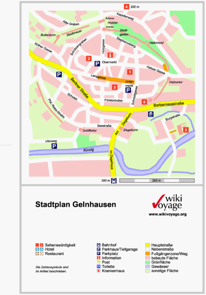 Gelnhausen Center Map