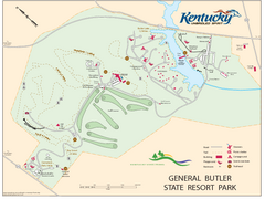 General Butler State Resort Park Map