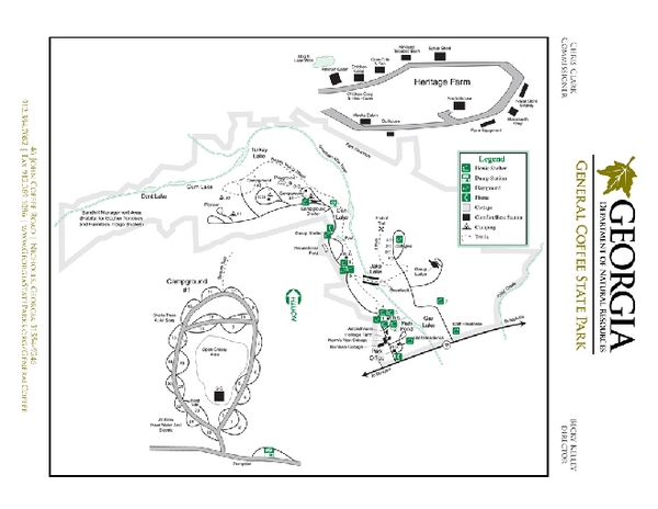 General Coffee State Park Map