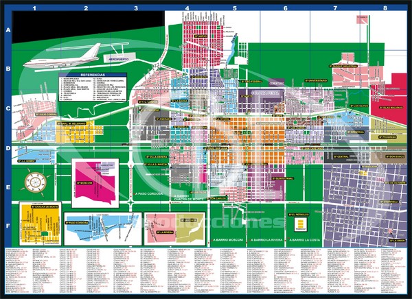 General Roca Map