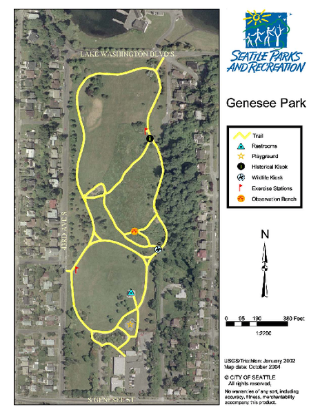 Genesee Park Trail Map