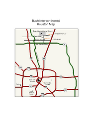 George Bush Intercontinental Airport Terminal Map