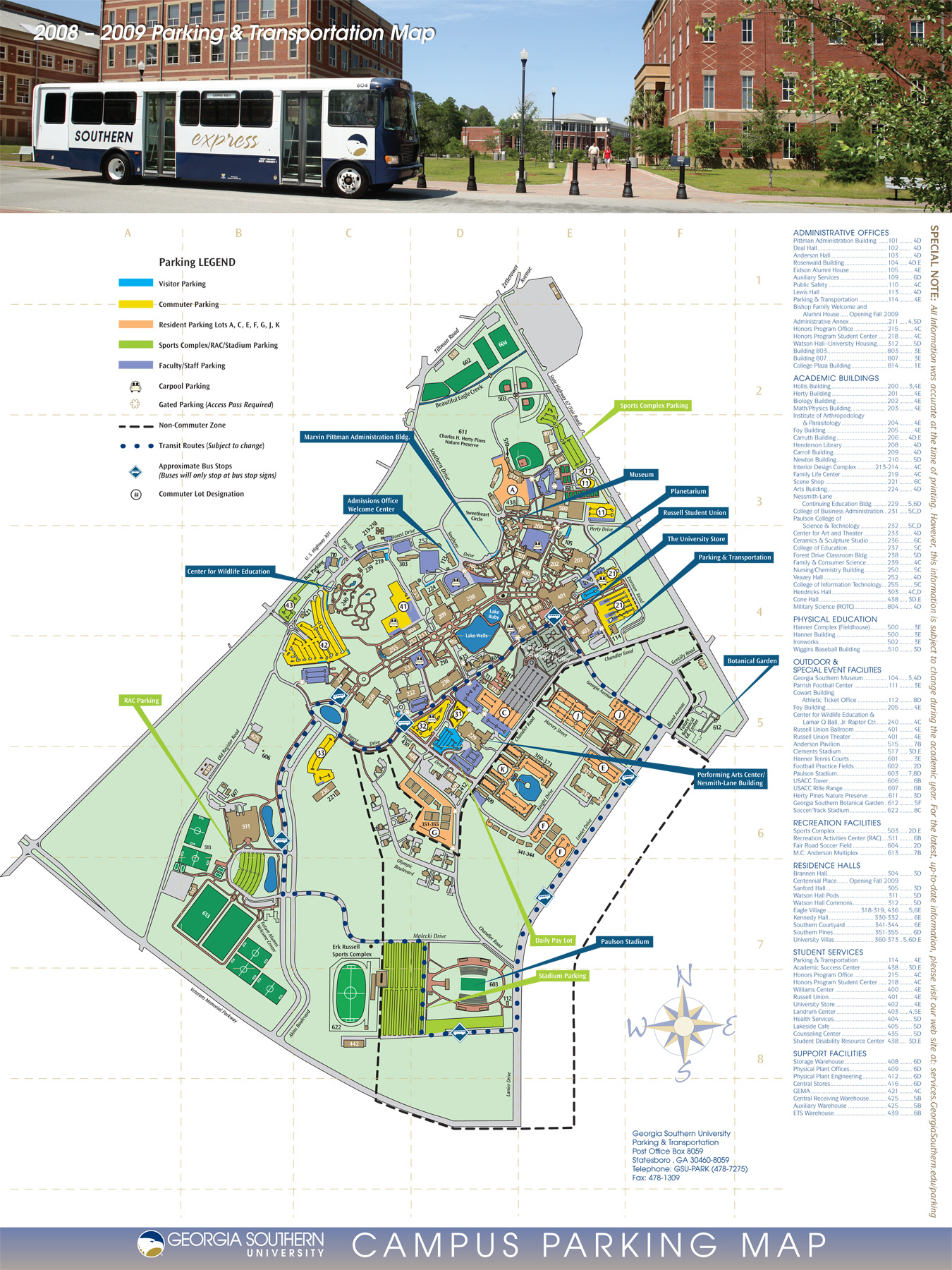 Southern University Map Southern University