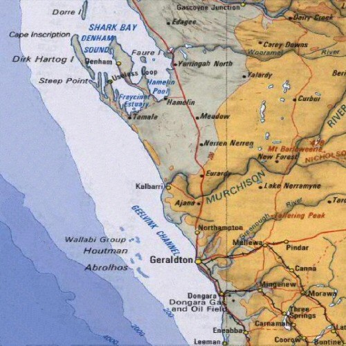 Geraldton Australia Region Map Geraldton Australia • mappery