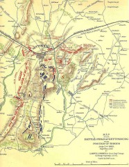 Gettysburg Battlefield map July 2, 1863