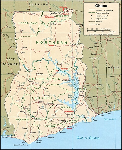 Ghana Map