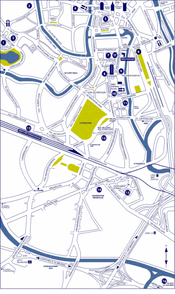 Ghent City Map