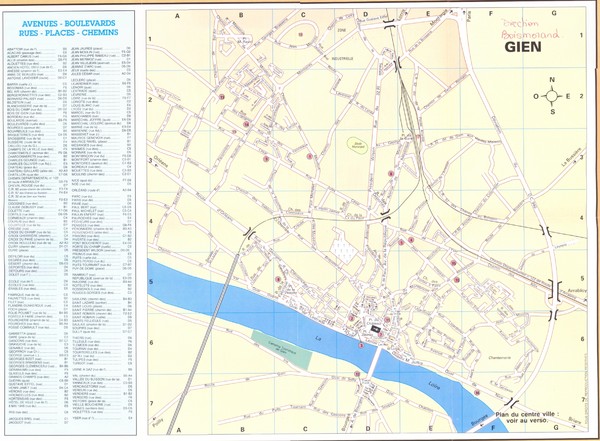 Gien Map Gien France • mappery