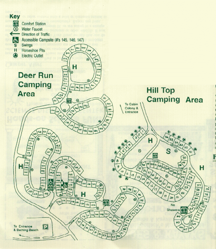 Gilbert Lake State Park Camping Map Gilbert Lake State Park • mappery