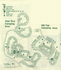 Gilbert Lake State Park Camping Map