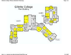 Gilette College Campus Map