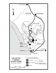 Gillette State Park trail map