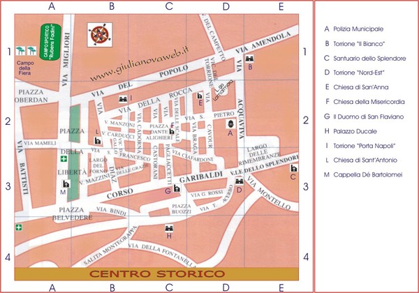 Giulianova Centro Storico Map