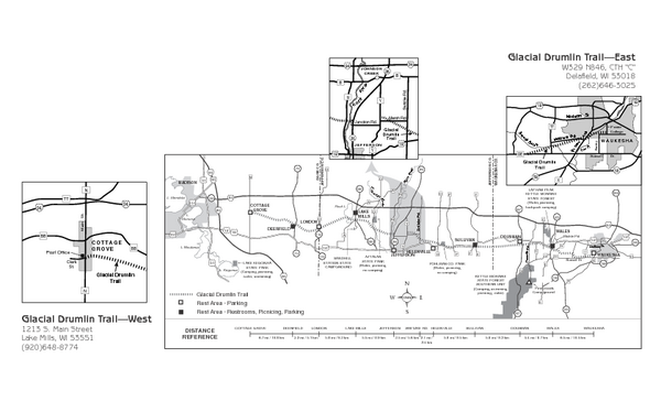 Glacial Drumlin Hike Map