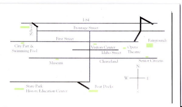 Glenns Ferry City Map