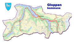 Gloppen Town Map