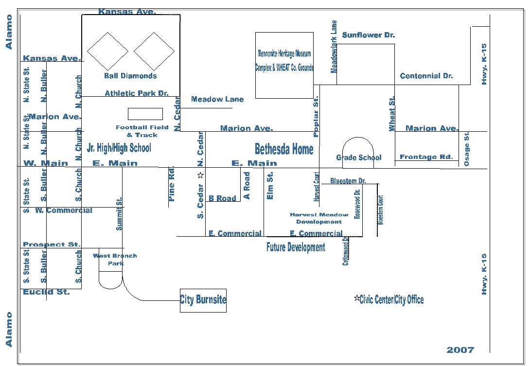 Goessel City Map Goessel Kansas • mappery
