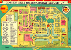 Golden Gate International Expo 1939 Map Golden Gate International Expo 1939 Map
