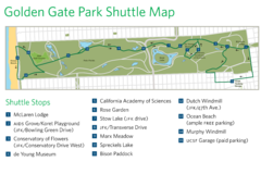 Golden Gate Park Shuttle Map