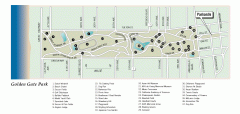 Golden Gate Park tour map Golden Gate Park tour map
