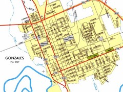 Gonzales City Map