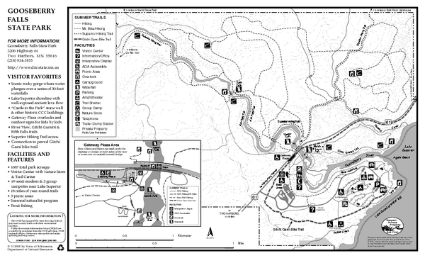Gooseberry Falls State Park Map